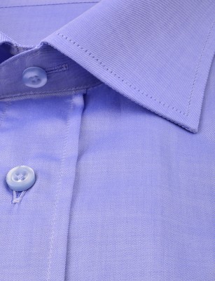 %100 Pamuk süper ince kısa kol klasik gömlek (2066) - Thumbnail