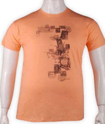 %100 Pamuk baskılı t-shirt (6245) 