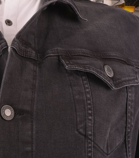 Jeans Ceket/Likralı orta kalınlık (jck003)/ANTRASİT FÜME